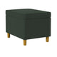 Fero Storage Ottoman | 24’’ Rectangular Hinged Lid Forest Green Velvet BM334086