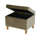 Fero Storage Ottoman | 24’’ Rectangular Hinged Lid | Sage Green Velvet BM334087