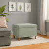 Fero Storage Ottoman | 24" Rectangular Hinged Lid | Sage Green Woven