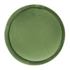 Pero Storage Ottoman | 18’’ Round Removable Lid | Rich Green Velvet BM334102