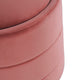 Pero Storage Ottoman | 18’’ Round Removable Lid | Blush Pink Velvet BM334103
