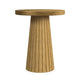 Waka Side Table | 18’’ | Brown Mango Wood Top | Minimalistic Design