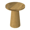 Waka Side Table | 18’’ | Brown Mango Wood Top | Minimalistic Design