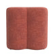 Ace Accent Ottoman with Fun Clover Shape and Pink Chenille | 18’’ BM334175