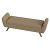 Rae Storage Bench Ottoman with Arms | Light Brown Boucle | 60’’ BM334200