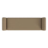 Rae Storage Bench Ottoman with Arms | Light Brown Boucle | 60"