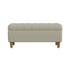 Sol Storage Bench Ottoman | Tan Beige Velvet | Brown | 40’’