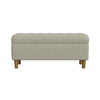 Sol Storage Bench Ottoman | Tan Beige Velvet | Brown | 40"