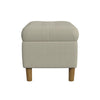 Sol Storage Bench Ottoman | Tan Beige Velvet | Brown | 40"