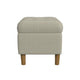 Sol Storage Bench Ottoman | Tan Beige Velvet | Brown | 40"