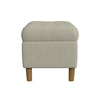 Sol Storage Bench Ottoman | Tan Beige Velvet | Brown | 40’’