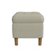 Sol Storage Bench Ottoman | Tan Beige Velvet | Brown | 40’’