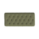 Sol Storage Bench Ottoman | Light Sage Green Velvet | Brown | 40"