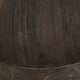 Eray Chairside End Table | Drum Design | Teak Black Mango Wood 18’’ BM334239
