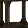 Eray Side End Table | 1 Shelf | Round Open Frame | Black Teak 26’’ BM334251