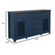 Boney Sideboard Buffet Console | 6 Drawers | 2 Doors | Blue Brown 69’’ BM334253