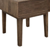 Oly Side End Table | 1 Drawer | Rustic Natural Brown Melina Wood 23’’ BM334261