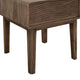 Oly Side End Table | 1 Drawer | Rustic Natural Brown Melina Wood 23’’ BM334261