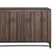 Kianu Sideboard Console Buffet | 4 Doors | Brown Plank Style | 59’’ BM334263