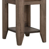 Tacey Chairside Table | 1 Drawer | 1 Shelf | Peanut Brown Wood | 18’’ BM334267