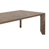 Tacey Dining Table | Rustic Peanut Brown Mango Wood Rectangular 79’’ BM334272