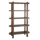 Eray Bookcase | 4 Shelves | Almond Barrel Brown Mango Wood | 71"