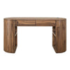 Eray Office Desk | 2 Drawers | Almond Barrel Brown Mango Wood | 60’’