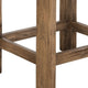 Eray Counter Stool | Almond Barrel Brown | Rustic Dark Faux Leather BM334290