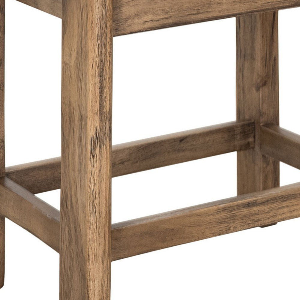 Eray Counter Stool | Almond | Barrel Brown | Olive Green Faux Leather BM334291