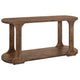 Eray Sofa Console Table | 1 Shelf | Almond Barrel Brown Wood | 59"