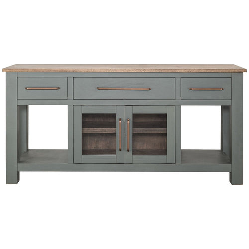 Irra Sideboard Console Buffet | 3 Drawer | 2 Doors | Turquoise | 70"