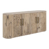 Eray Sideboard Buffet Cabinet | 4 Doors |Light Brown Teak Mango Wood BM334308