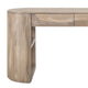Eray Writing Desk | USB Port | Light Brown Teak Mango Wood 60’’