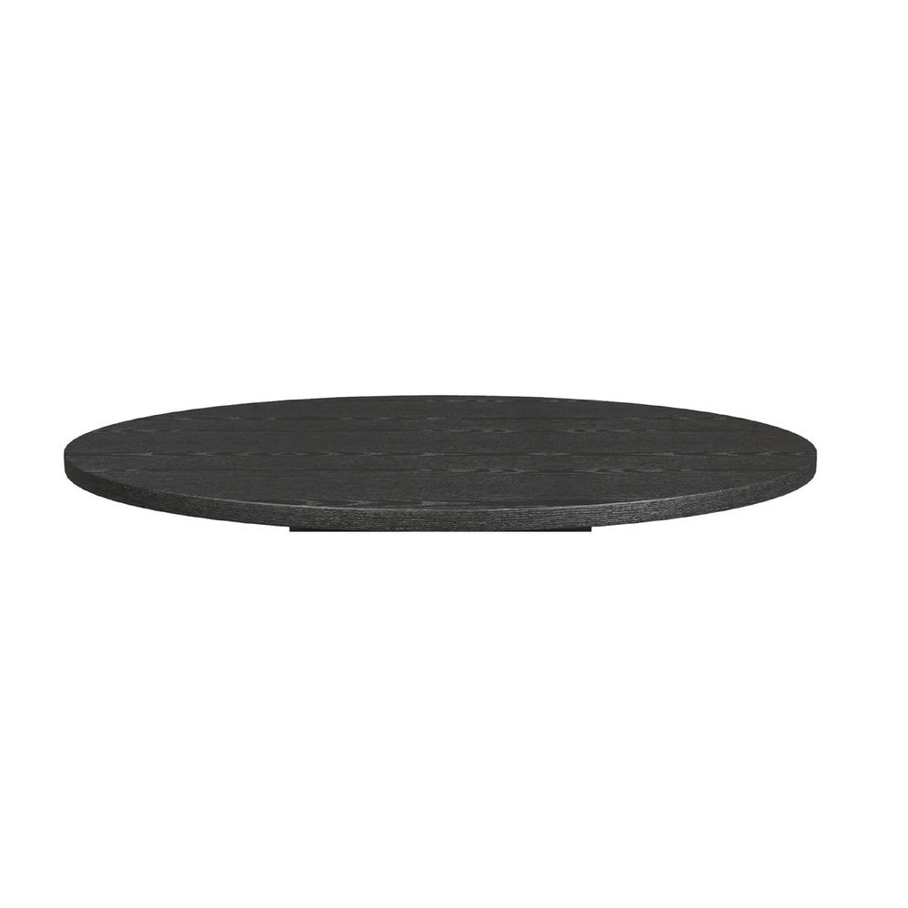 Dining Table | Black Solid Wood | 48’’ Round Top | Classic Turned Base BM334327