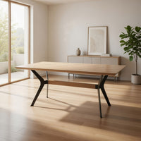 Light Walnut Brown, Black