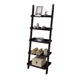 Accent Ladder Bookcase with 5 Shelves | 72’’ | Red Cocoa Brown BM334350