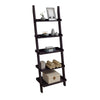 Accent Ladder Bookcase with 5 Shelves | 72" | Red Cocoa Brown