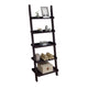 Accent Ladder Bookcase with 5 Shelves | 72" | Red Cocoa Brown