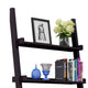 Tall Desk with Ladder Shelves | 1 Drawer 2 Shelves | 72’’ | Brown Wood BM334355