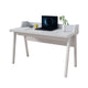 Writing Desk | Wrap Around Tabletop | 50’’ | Modern White Finish BM334357