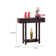 Console Table | Red Cocoa Brown | 36’’ Hidden Storage Drawer BM334358