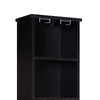 Tall Wine Rack Cabinet Bar for 12 Bottles 4 Shelf 71 Inch Cocoa Brown BM334373