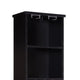 Tall Wine Rack Cabinet Bar for 12 Bottles 4 Shelf 71 Inch Cocoa Brown BM334373