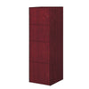 Yuro Utility Cabinet 4 Storage Doors 54 Inch Red Mahogany Brown BM334376