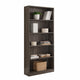 Guvo Bookshelf | 5 Shelves | Raised Platform | 71" | Gray Wood