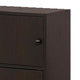 Tora Storage Cabinet 3 Doors and 3 Shelves 34 Inch Red Cocoa Brown