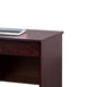 Sial Laptop Desk | 4 Drawers | 40’’ | Mahogany Brown Composite Board
