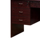 Sial Laptop Desk | 4 Drawers | 40’’ | Mahogany Brown Composite Board