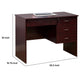 Sial Laptop Desk | 4 Drawers | 40’’ | Mahogany Brown Composite Board