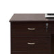 Sial Laptop Desk | 4 Drawers | 40’’ | Red Cocoa Brown Composite Board